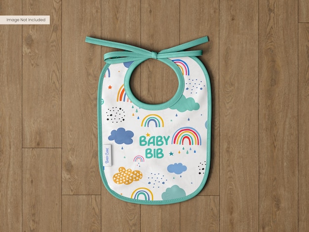 Fabric Baby Bib Branding Mockup