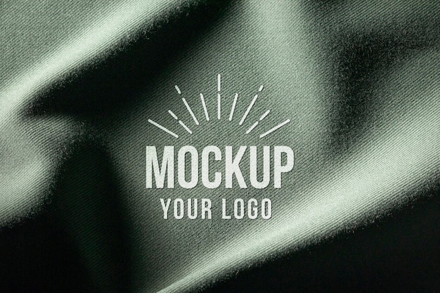 PSD fabric closeup design mockup