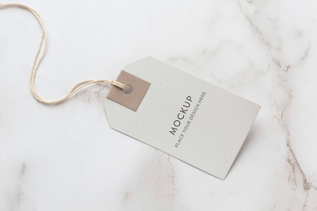 Fabric clothing labels mockup