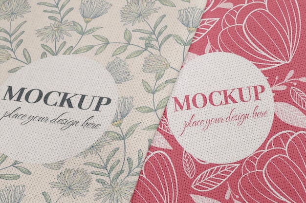 PSD fabric mockup design