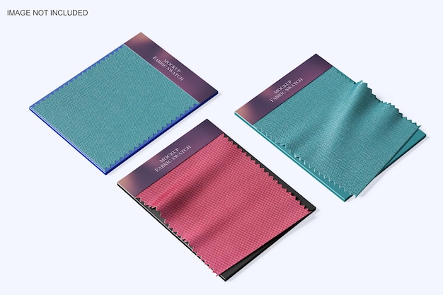 PSD fabric sample mockup