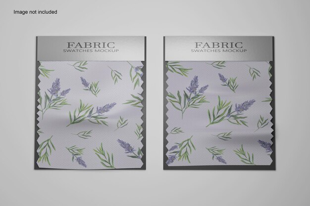 Fabric swatches mockups