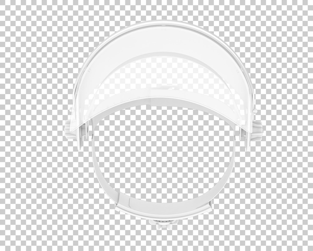 PSD face mask isolated on transparent background 3d rendering illustration