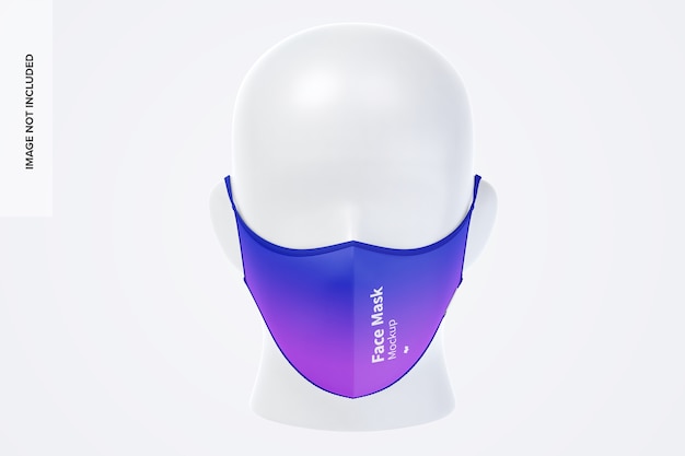 Maschera per il viso mockup