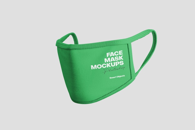 Face mask mockup