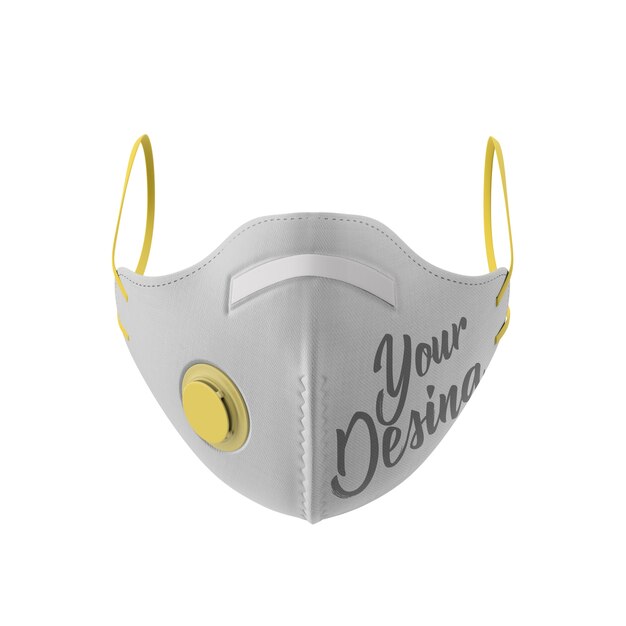 face mask mockup