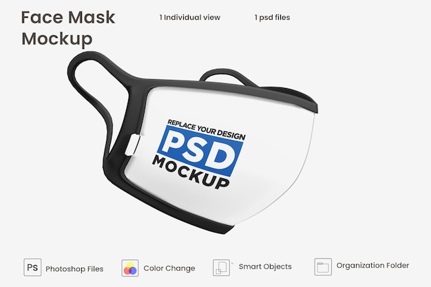 Face mask mockup