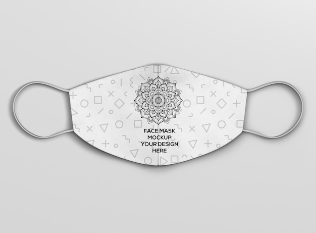 Face mask mockup