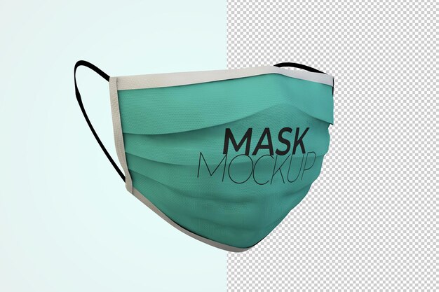 Face Protection Mask Mockup