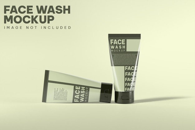 Face Wash Cream Mockup V5