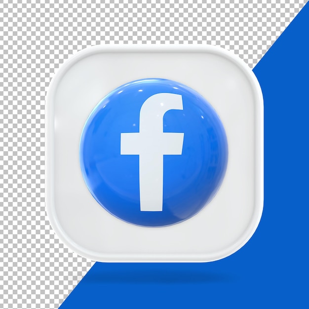 Facebook 3d-pictogram sociale media