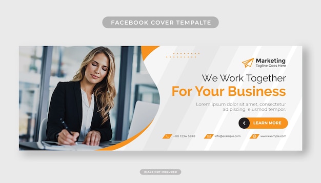 PSD facebook business cover banner template