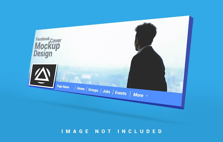 PSD facebook cover mockup design