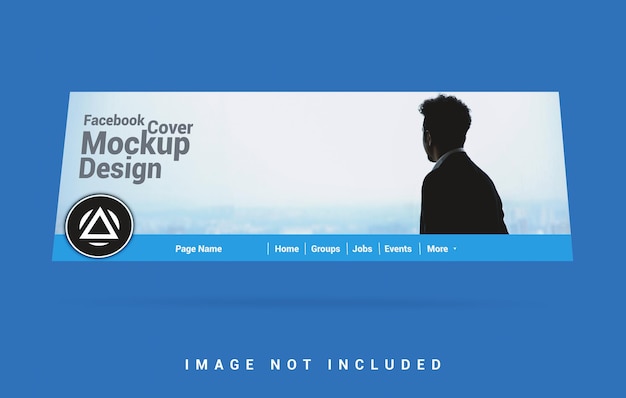 PSD progettazione di mockup per la copertina di facebook