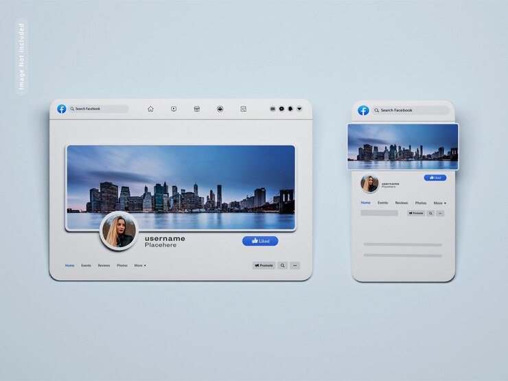 Facebook cover page mockups