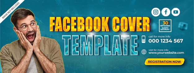 PSD facebook cover template