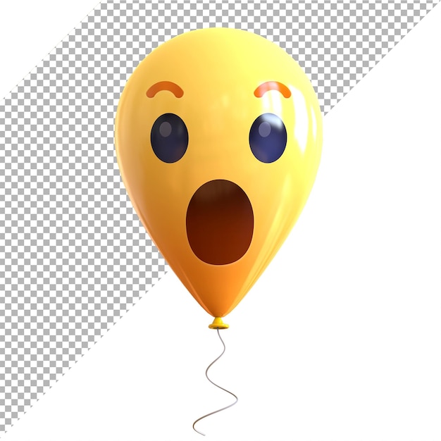Facebook Emoji Wow Balony Gwiazda 3d