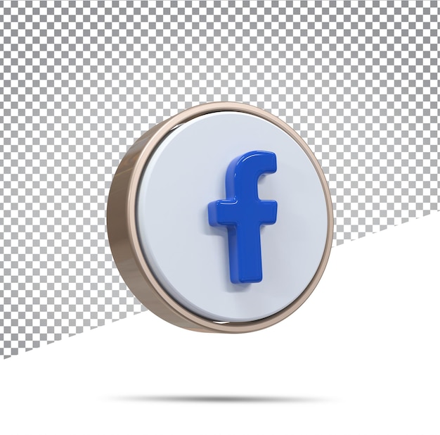 Facebook icon 3d