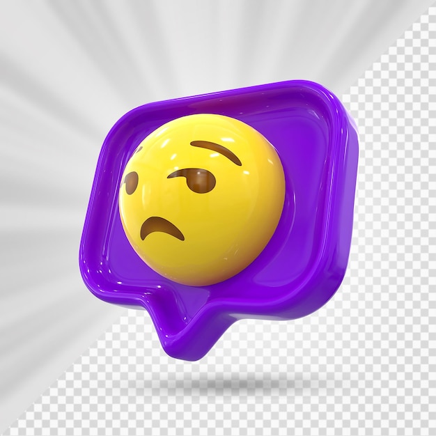 Facebook reaktion emoji 3d gengivelse