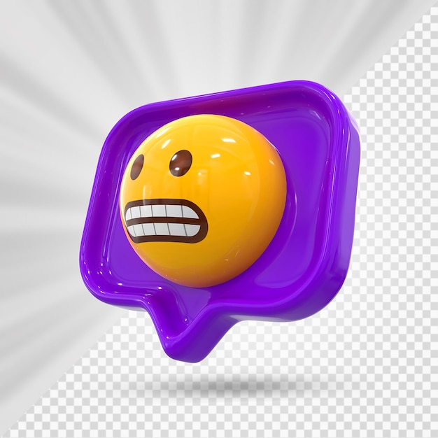 Facebook reaktion emoji 3d gengivelse