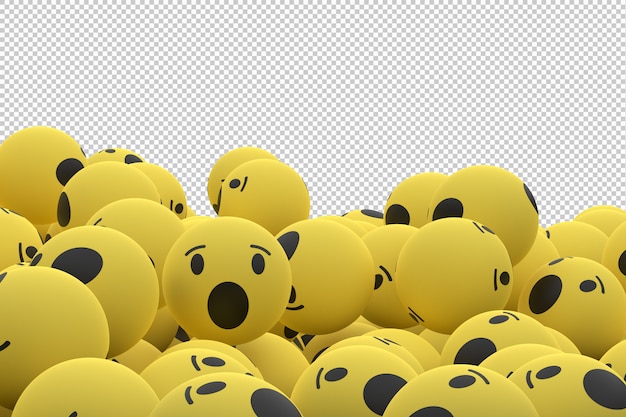 Facebook wow emoji 3d