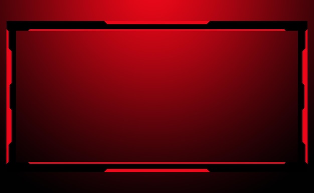 Facecam overlay illustratie voor streamer