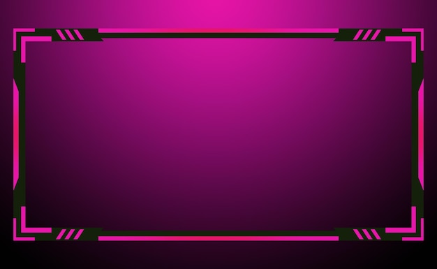 Facecam overlegg illustrasjon for streamer
