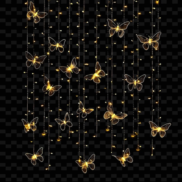 PSD fairy led curtain lights con luce bianca calda filo di rame l luce led al neon sfondo decorativo