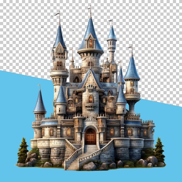 PSD fairytale castle