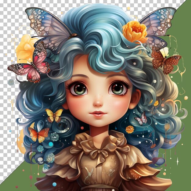 PSD fairytale png illustrations