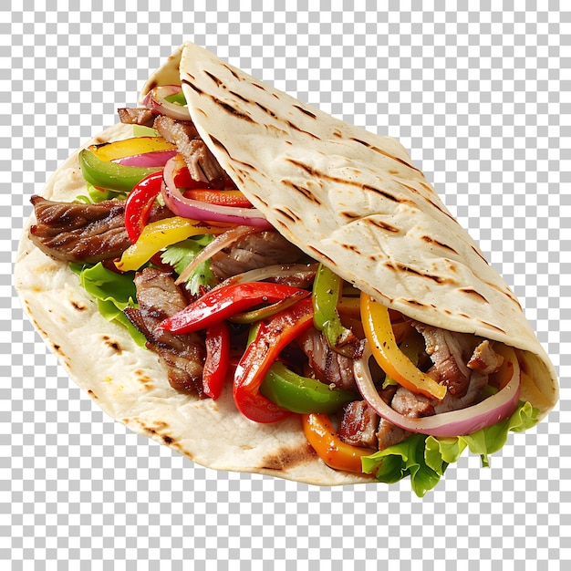 PSD fajitas png z przezroczystym tłem