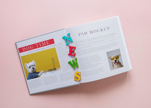fake news mock-up newspaper