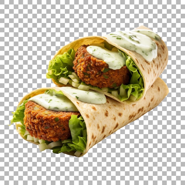 PSD falafel su sfondo trasparente