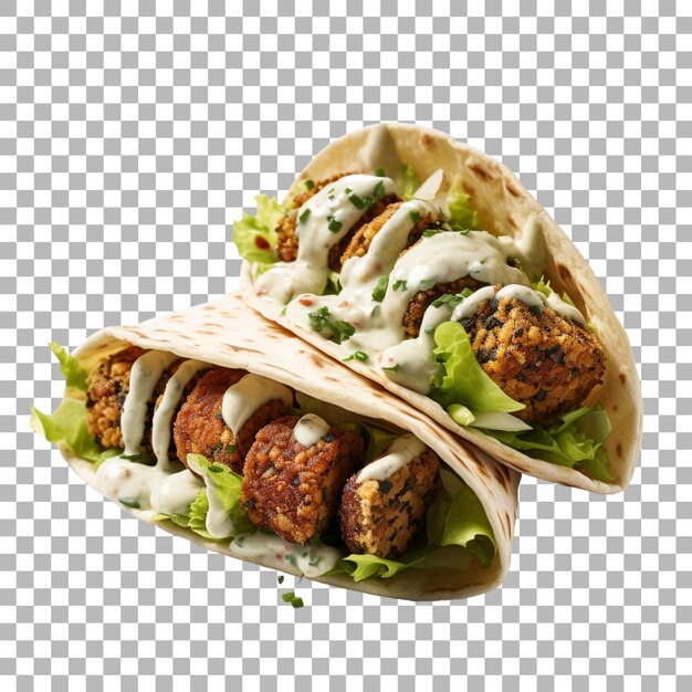 PSD falafel su sfondo trasparente