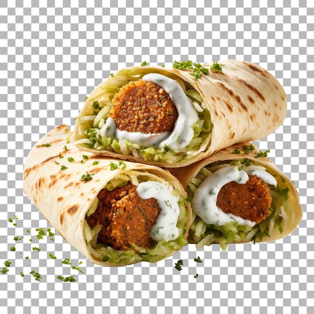 PSD falafel su sfondo trasparente