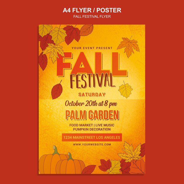 PSD fall festival flyer