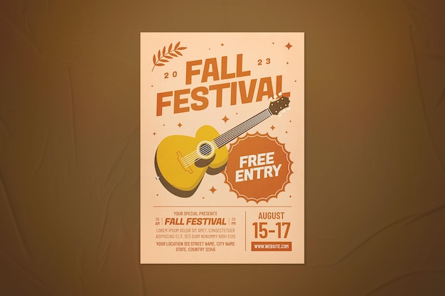 PSD fall festival flyer