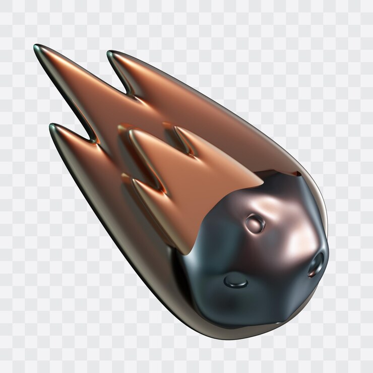 PSD falling comet 3d icon