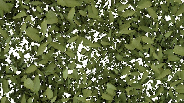 Falling Green Leaves Background