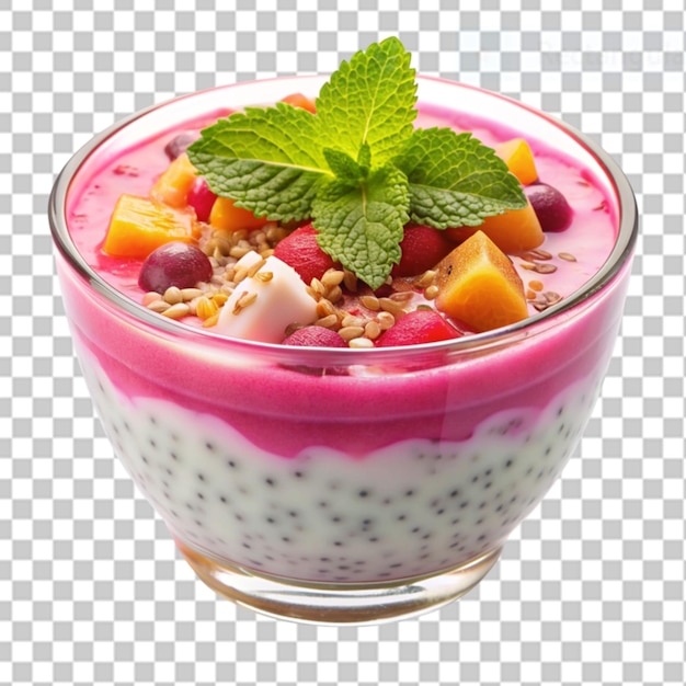 PSD falooda on transparent background