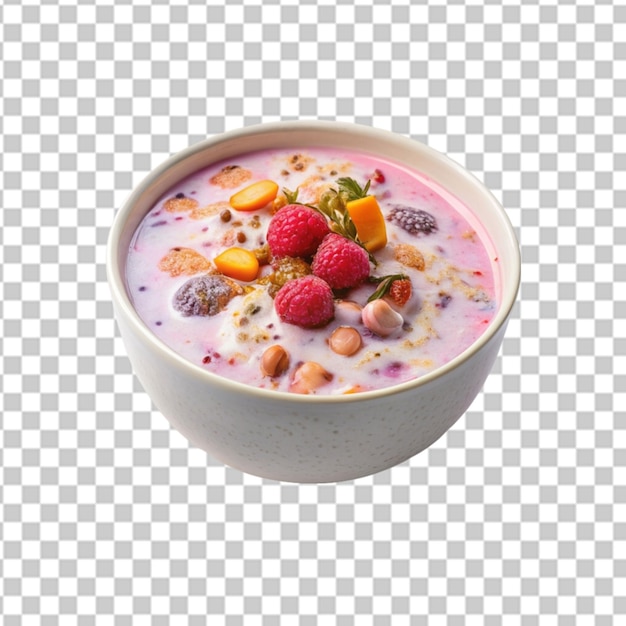 PSD falooda on a white background