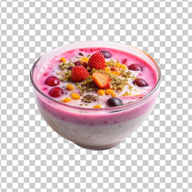 Falooda on a white background