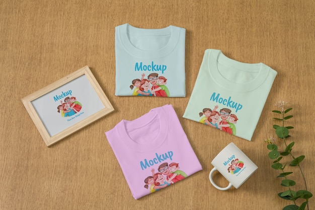 Familie tshirt mockup #familie mockup