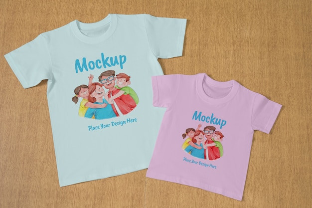 Family tshirt mockup design