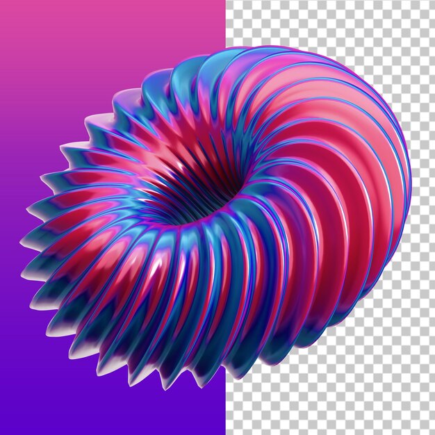 Fan abstract 3d illustration