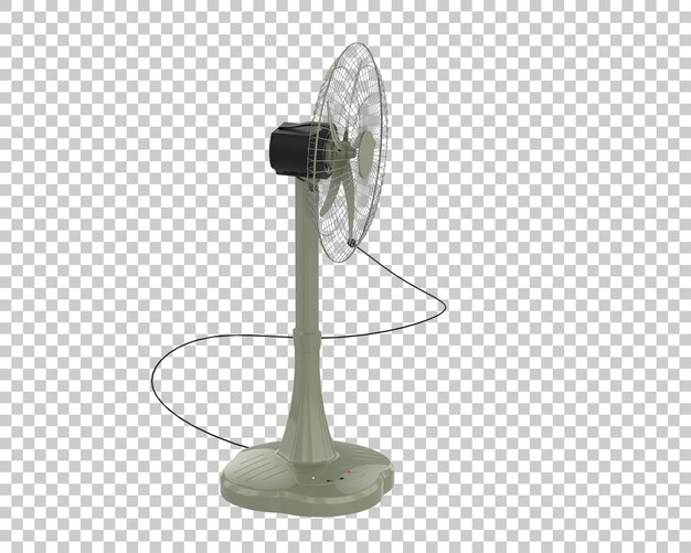 Fan isolated on transparent background 3d rendering illustration