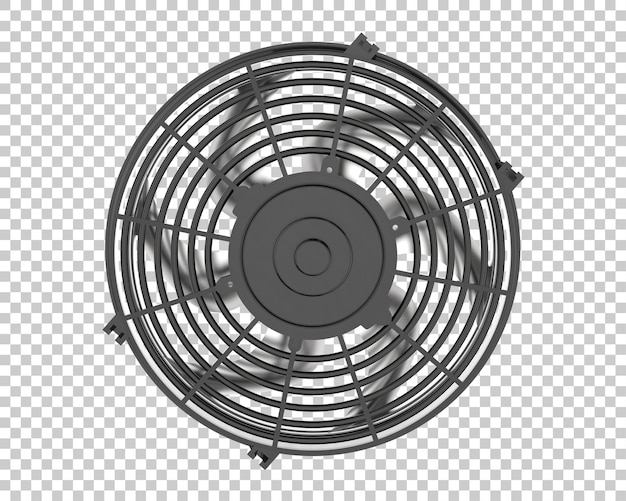 Fan isolated on transparent background 3d rendering illustration