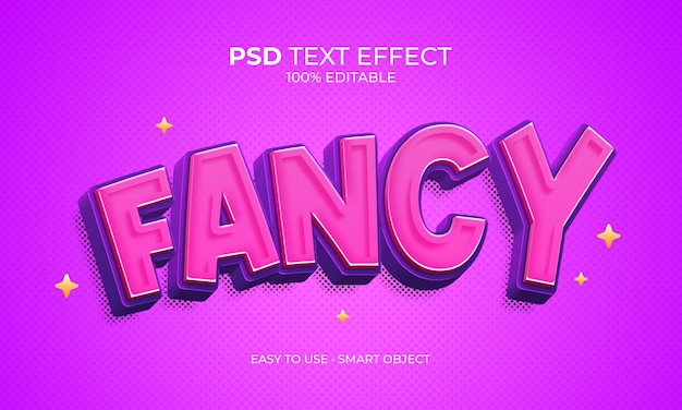 Fancy cartoon text effect