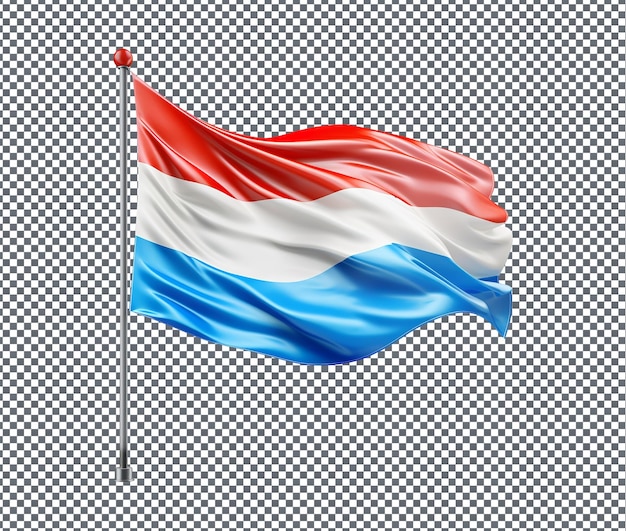 Fantastisk flagg dekorativ isolert på gjennomsiktig bakgrunn