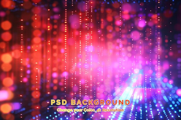 PSD fantasy abstract technology and engineering background